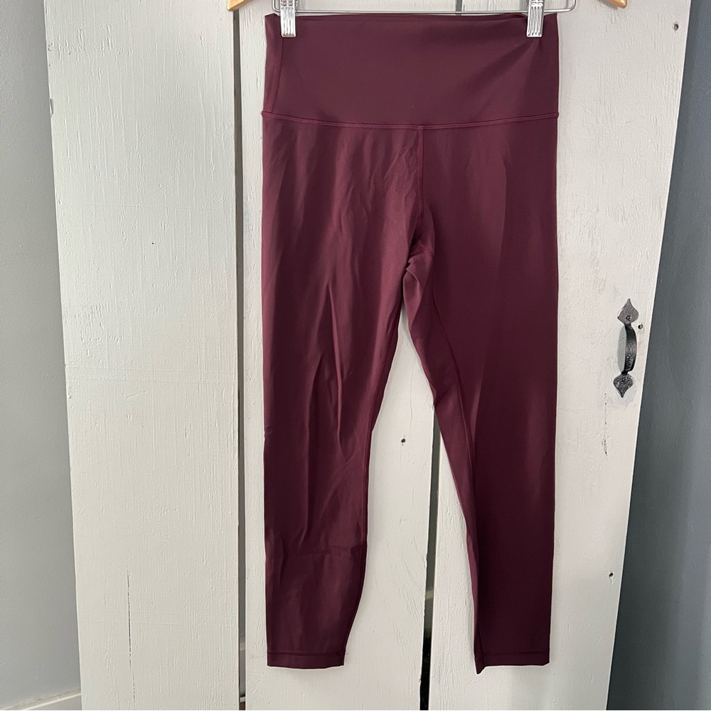 lululemon athletica Burgundy Leggings